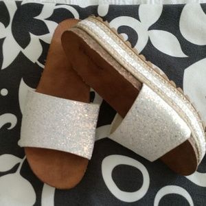 BAMBOO low Wedge Slip- on Shoe